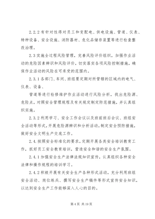 篇一：安全生产标准化的工作计划和措施.docx