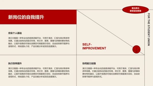 简约几何学生会干部竞选汇报演讲PPT模板