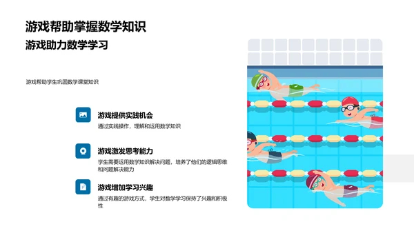 游戏化的数学教学PPT模板