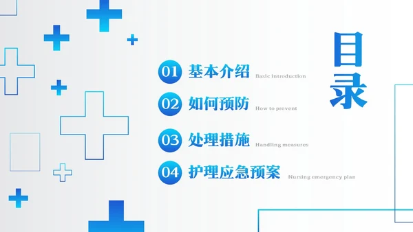 蓝色简约药液外渗的应急预案及处理PPT模板宣传PPT动态PPT护理医疗