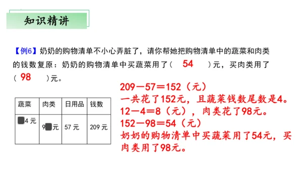 2024人教版三年级数学上册第四单元万以内的加法和减法复习课件(共22张PPT)