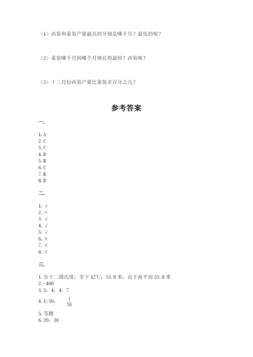 最新苏教版小升初数学模拟试卷精品（精选题）.docx