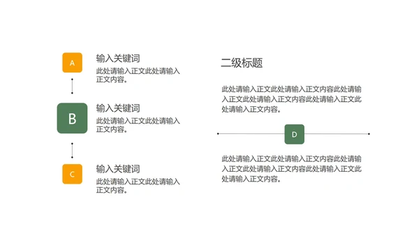 小清新绿色小满节气介绍PPT模板