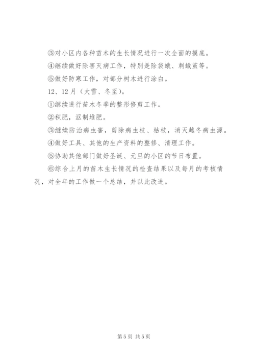 小区绿化养护工作计划.docx