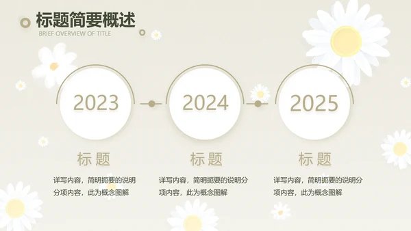 手绘淡雅小清新工作报告动态PPT
