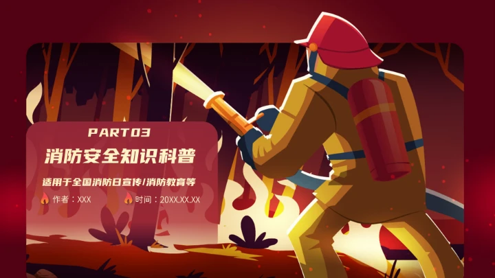 全国消防日消防科普知识动态PPT