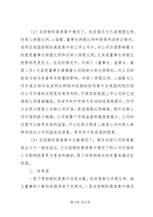 公司完善控制权治理思考.docx