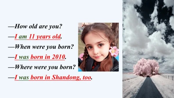 Module7My past life Unit 1I was born in a small vi