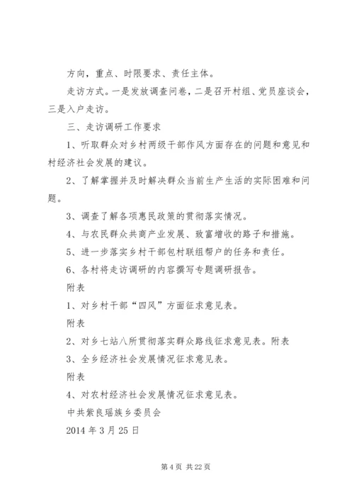 走访调研工作方案.docx