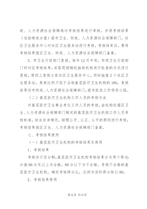 卫生厅医疗卫生机构考核方案.docx