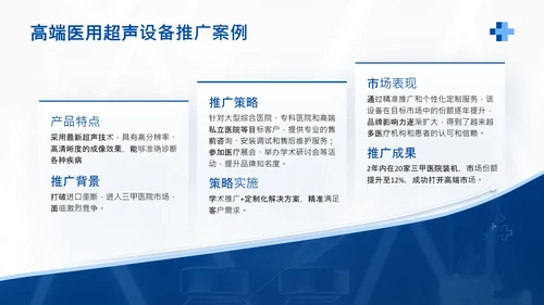 蓝色商务风医疗器械产品市场化推广计划PPT