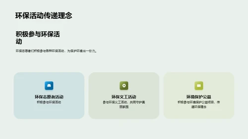 绿色生活，美好明天