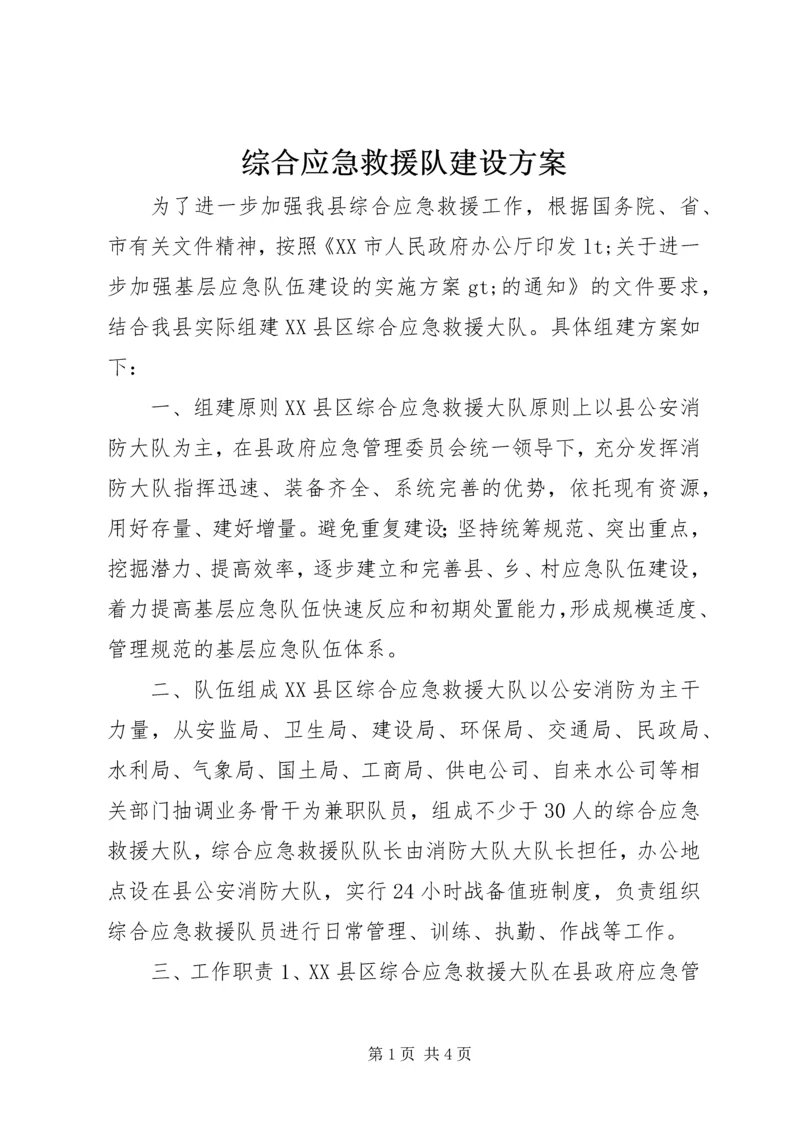 综合应急救援队建设方案.docx