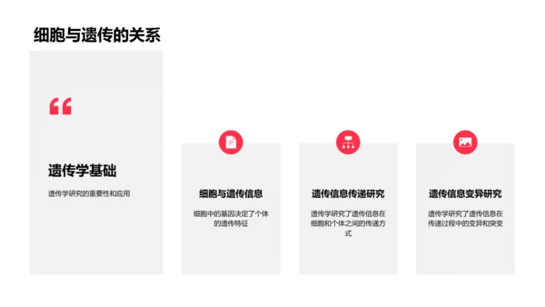 探索生物学基础PPT模板