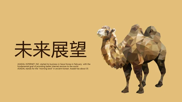 沙漠骆驼西域文化旅游圣地动态PPT