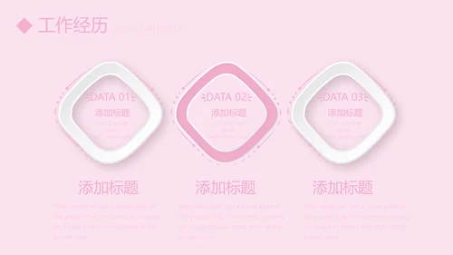 粉色小清新护士专用幻灯片动态PPT模板