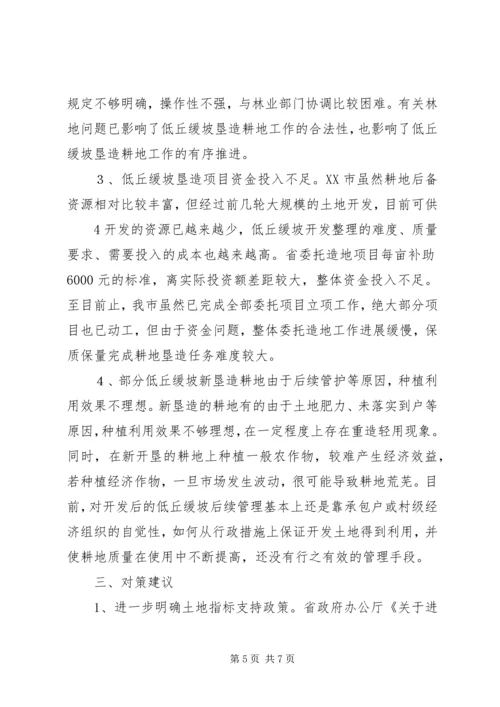 低丘缓坡综合开发存在的问题分析与对策研究 (2).docx