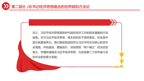 深刻领悟经济思想历史理论逻辑通用PPT模板