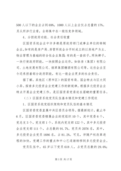 投资企业党建工作调研报告.docx