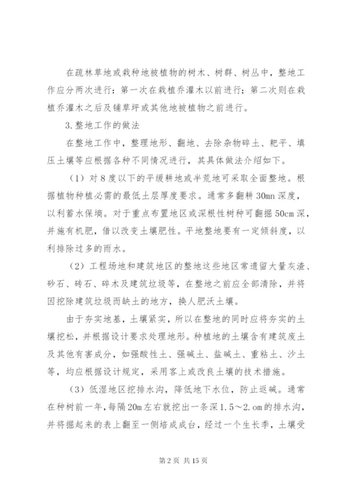 整地及绿化方案.docx