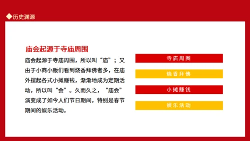 新春庙会活动岁时春节过年习俗通用PPT模板