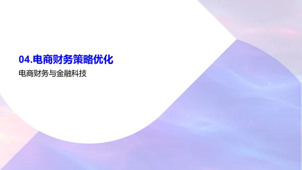 电商金融策略概述PPT模板