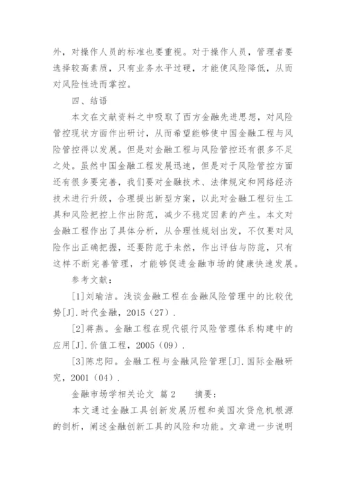 金融市场学相关论文.docx