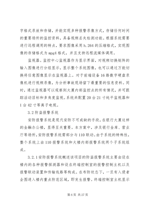 银行系统安防解决方案.docx