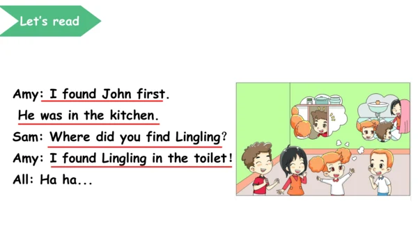 Module 10 Unit 1 He was in the kitchen 课件（38张PPT）