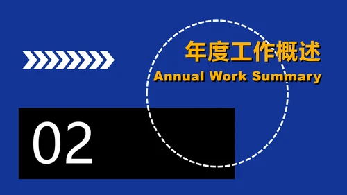 蓝色扁平简约大字报风PPT模板