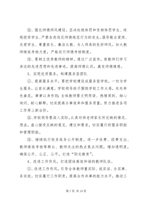 作风整训整改措施.docx