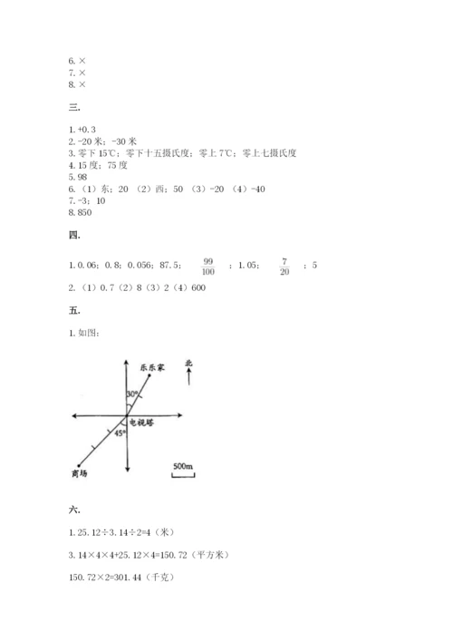 北京海淀区小升初数学试卷【有一套】.docx