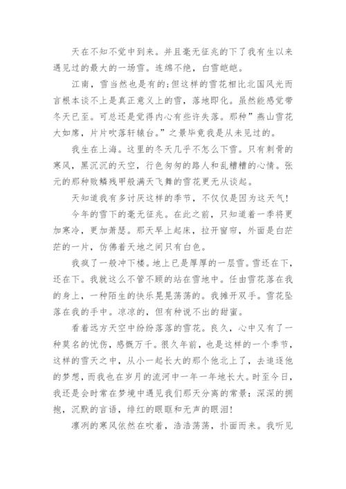 美丽的冬天小学生作文600字范文.docx