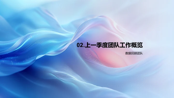 新媒体季度评价报告PPT模板