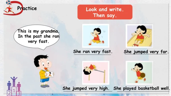 Module 6 Unit 2 He ran very fast（课件）-2023-2024学年五年