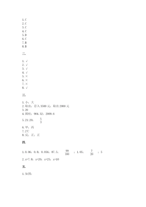 最新人教版小升初数学模拟试卷及参考答案【模拟题】.docx