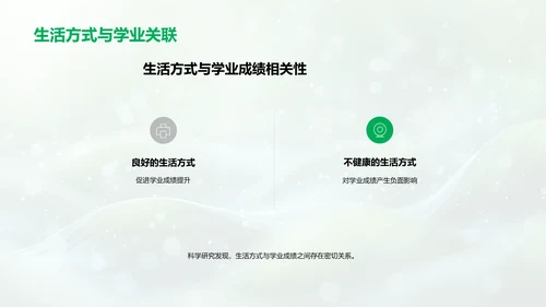 健康生活提升学习力PPT模板