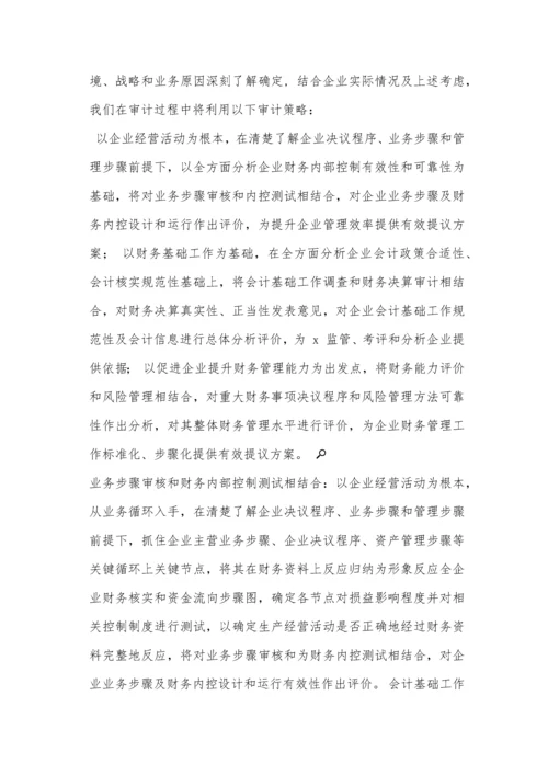 会计师事务所审计专项方案.docx