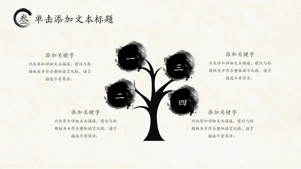 打开卷轴中国风水墨传统文化PPT动态模板