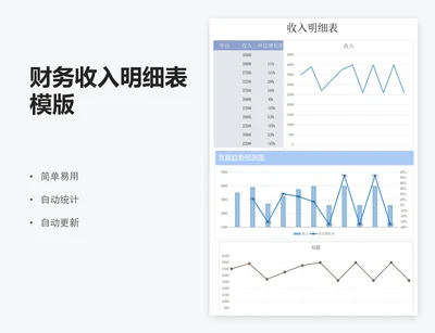 财务收入明细表模版