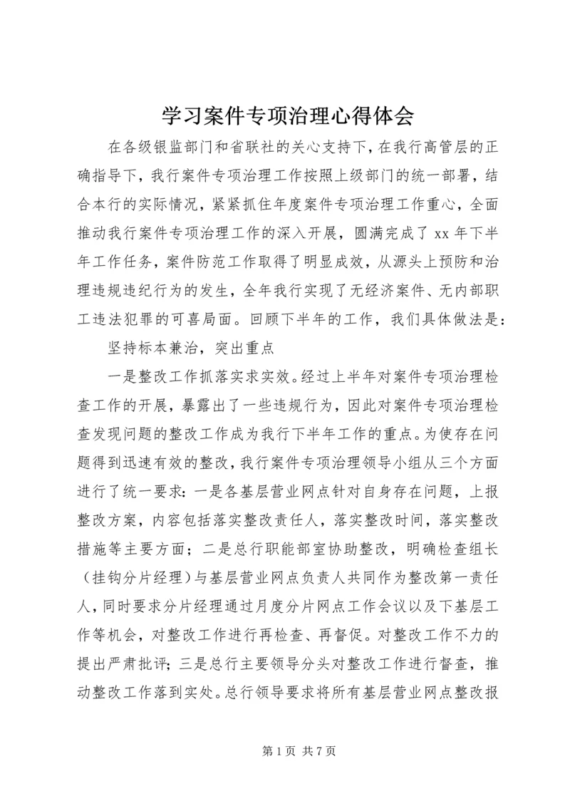 学习案件专项治理心得体会 (4).docx