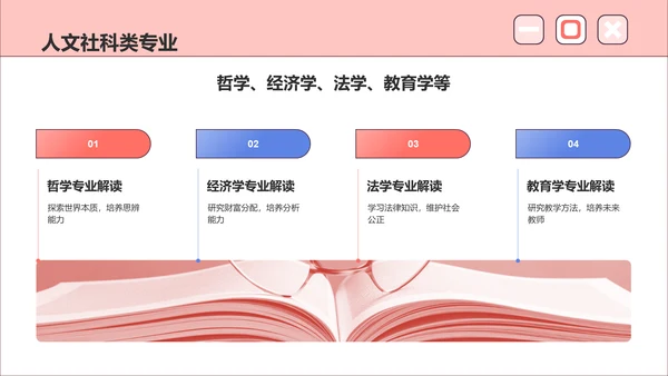 红色插画风高考志愿填报指导PPT模板