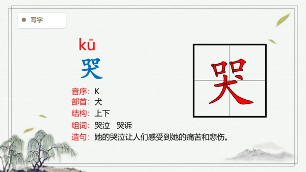 【2024秋季学期教材】语文二上23.  纸船和风筝   生字识记课件