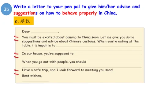 【培优课堂】U10-Period 5 writing (课件)人教九年级Unit10 You‘re 