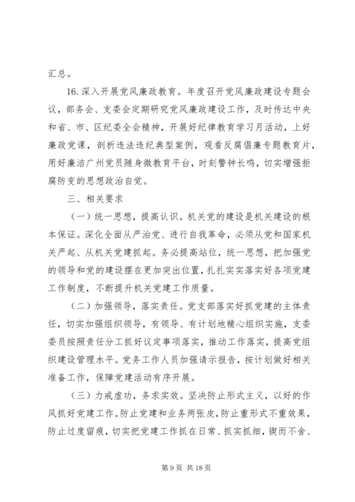 党支部某年党建工作要点.docx