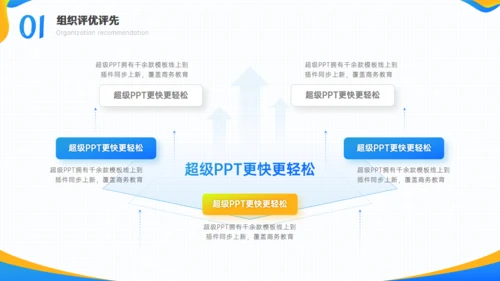 组织评优评先工作汇报通用PPT模板