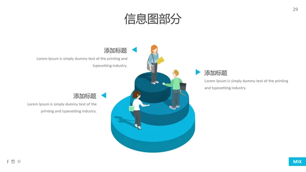 现代蓝色简洁设计公司简介商务PPT模板
