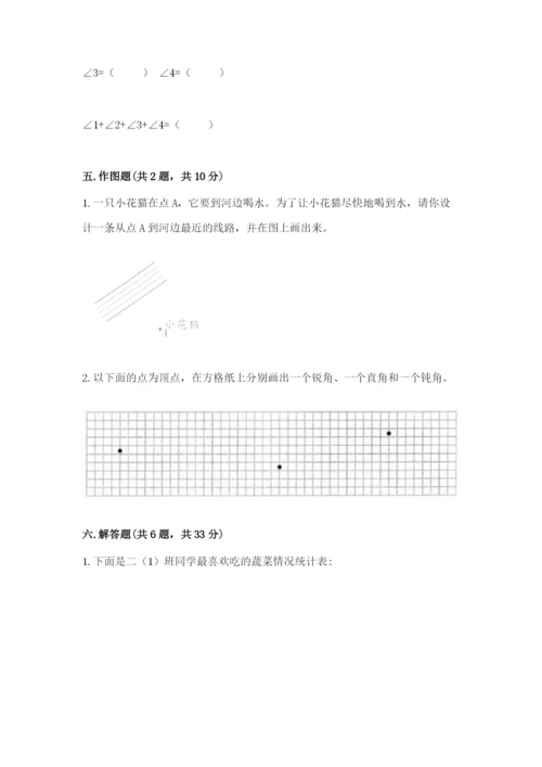 人教版四年级上册数学 期末测试卷精品（考试直接用）.docx