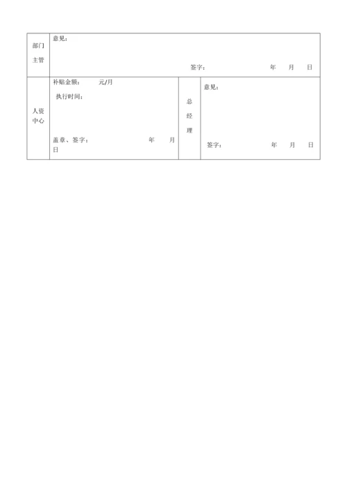 公司员工岗位补贴申请表.docx