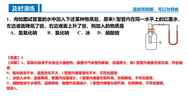 第九单元 溶液 复习课件 -2023-2024学年九年级化学下册同步精品课堂（人教版）